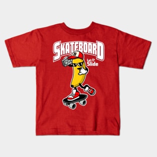 SKATEBOARD BANANA Kids T-Shirt